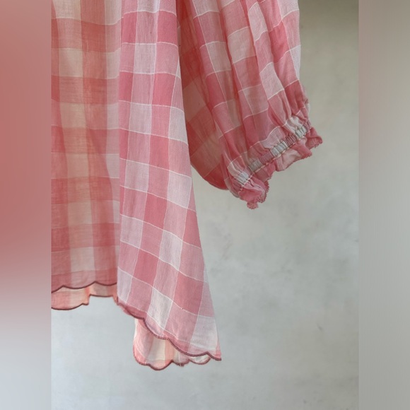 The Great. The Garland Top - pink & white gingham - size 0 - Picture 7 of 7